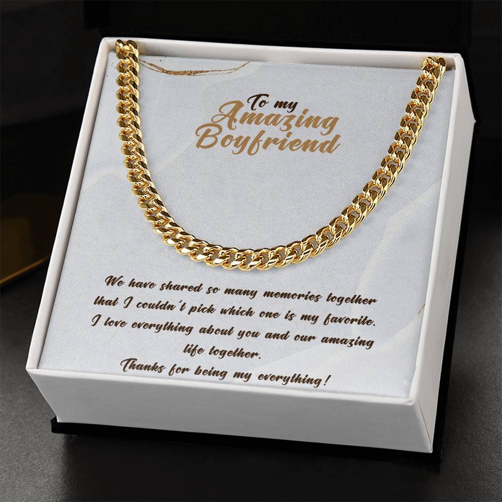 My Amazing Boyfriend ?? Cuban Link Chain
