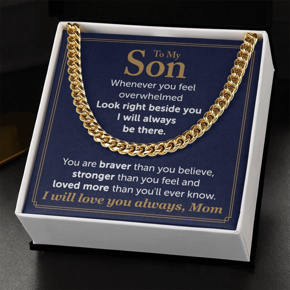 Perfect Gift For Son Cuban Link Chain