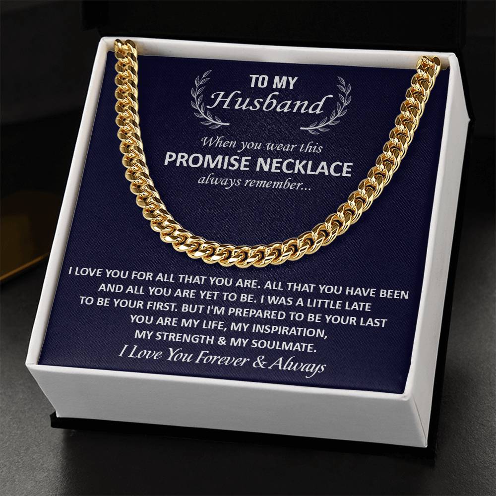 Gift For Husband - My Strength - Cuban Link Cuban Link Chain