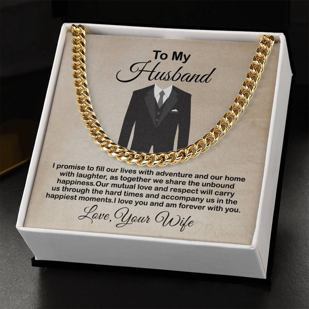 Cuban Chain Gift For Husband Cuban Link Chain