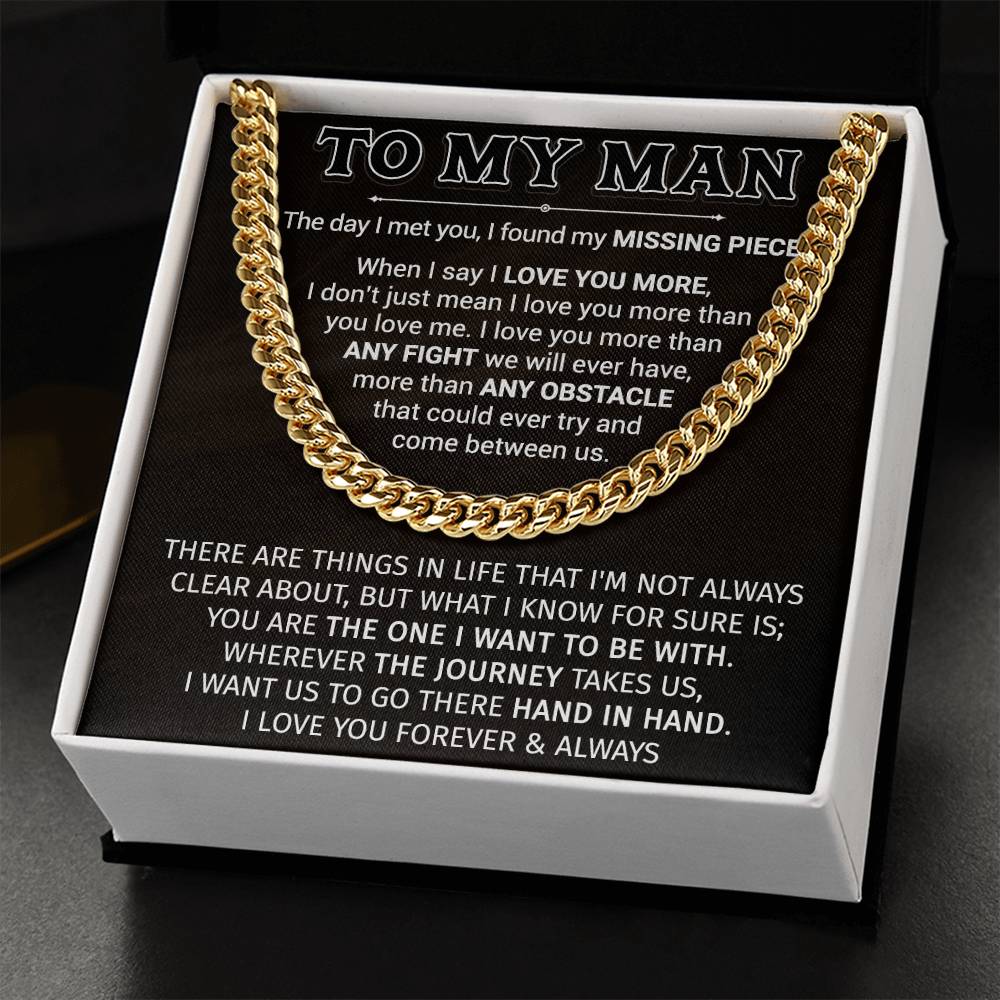 Gift For Your Man - Obstacle - Cuban Link Cuban Link Chain