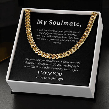 Cuban Link Chain Necklace For Him - I Wish I Could Explain...