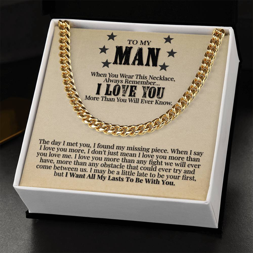 More Than You Will Ever Know - Cuban Link Chain Necklace