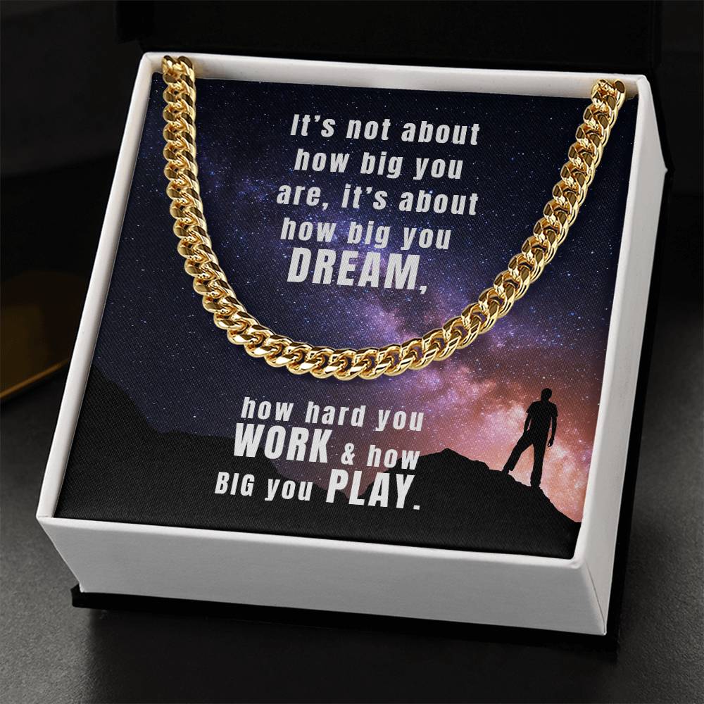 Gift For Colleague - Cuban Link Chain Necklace - Trending Now