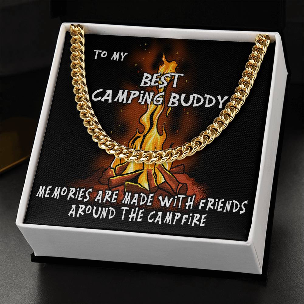 Camping Buddy Cuban Link Chain