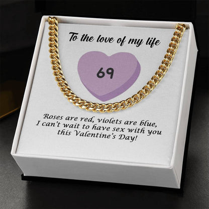 Love Of My Life Cuban Link Chain
