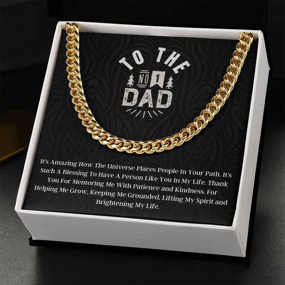 Christmas Gift For Dad-Father Birthday Gift-Dad Birthday Gift Cuban Link Chain