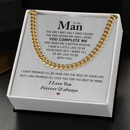 Perfect Gift For Man Cuban Link Chain