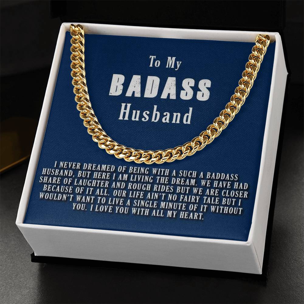 Badass Husband Cuban Link Chain