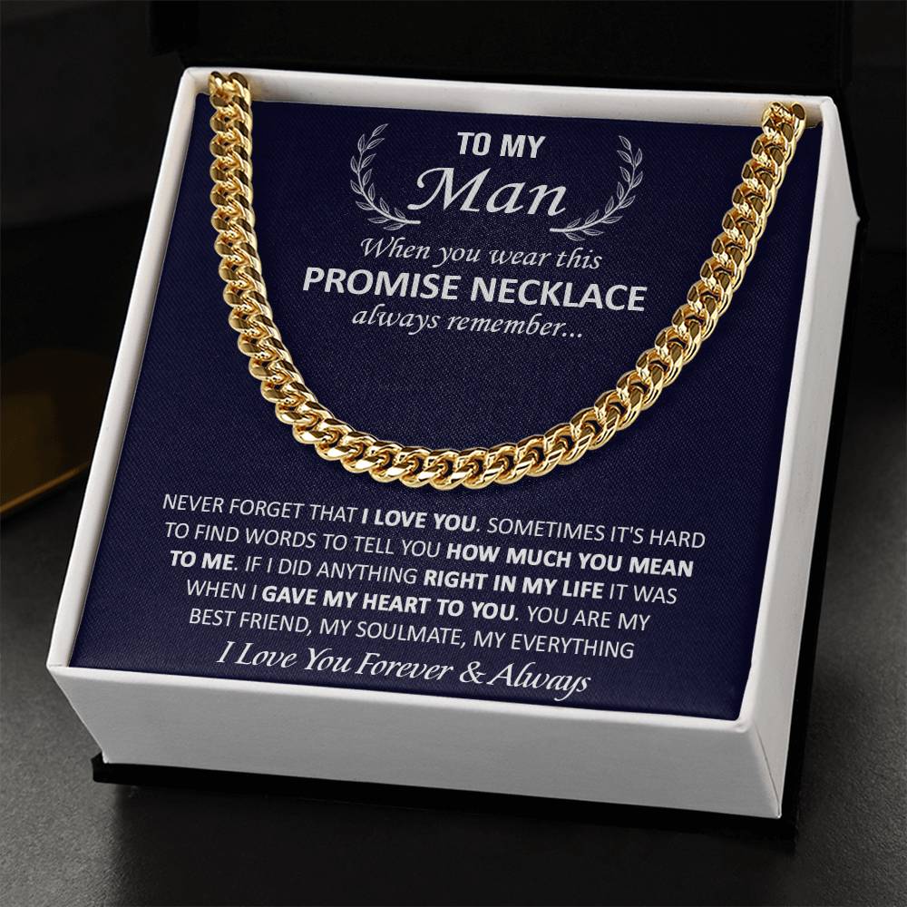 Gift For Your Man - Best Friend - Cuban Link Cuban Link Chain