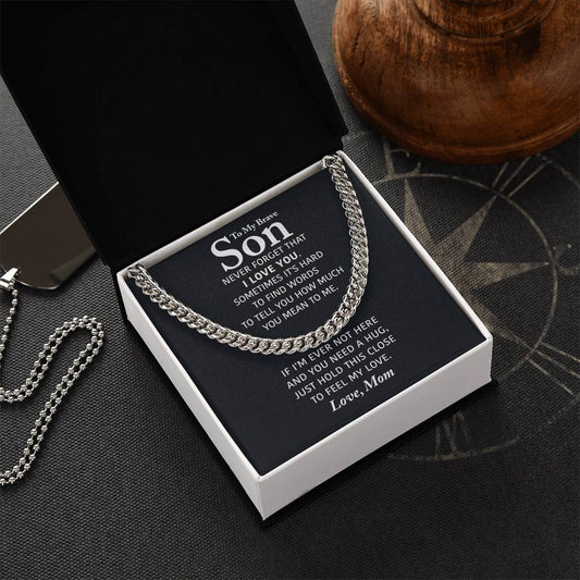 Perfecto Gift For Son Cuban Link Chain