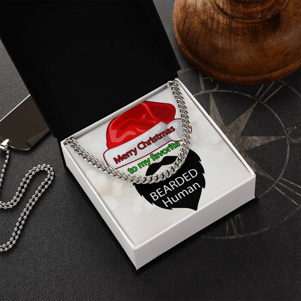 Favorite Bearded Human Cuban Link Chain