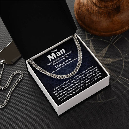 To My Man - Cuban Link Chain