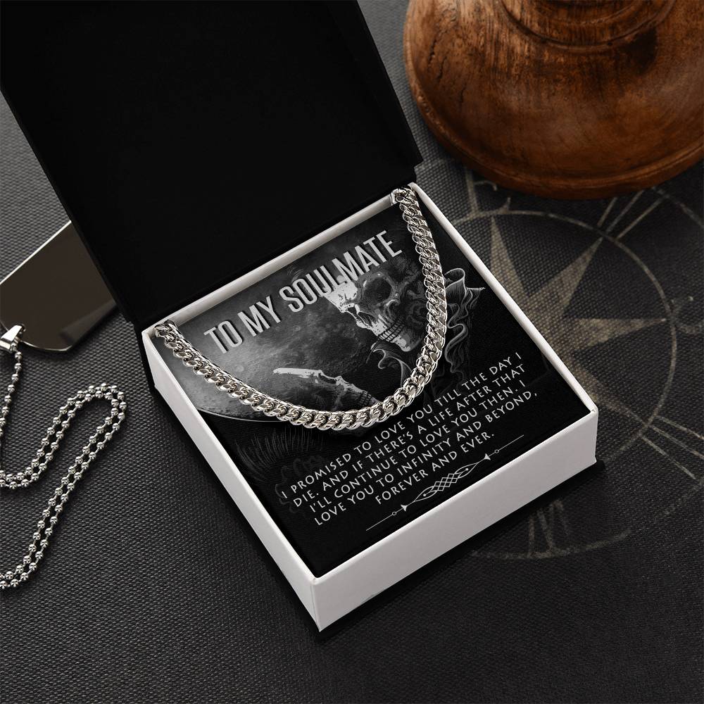 I Love You Till The Day I Die - Necklace Cuban Link Chain