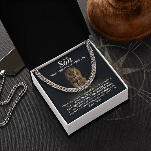 Perfect Gift For Son Cuban Link Chain
