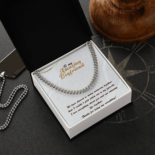 My Amazing Boyfriend ?? Cuban Link Chain