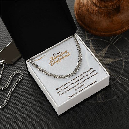 My Amazing Boyfriend ?? Cuban Link Chain