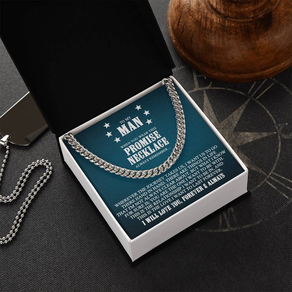 My Man - This Is The Love I Want Cuban Link Chain