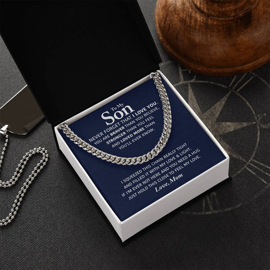 Perfect Gift For Son Cuban Link Chain