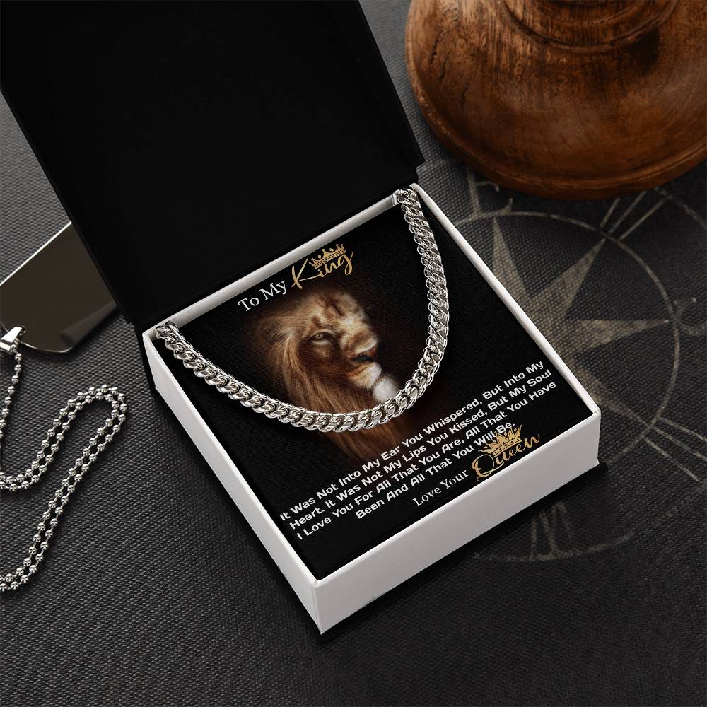 Love Of A King Cuban Link Chain