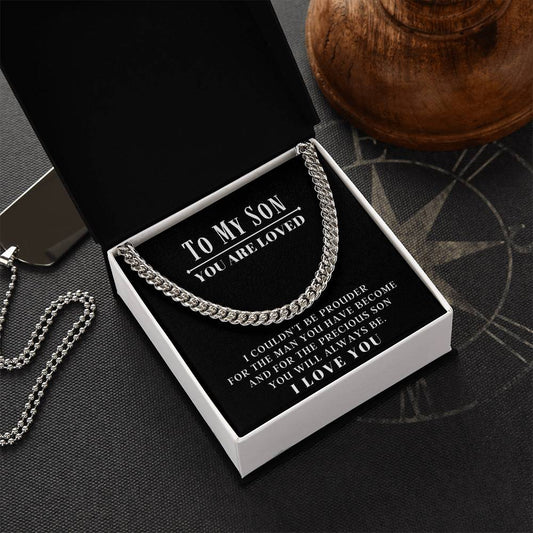 Happy Birthday! Or Just To Say I Love You - Cuban Link Chain Necklace Fs-01
