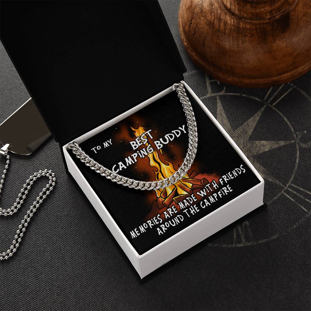 Camping Buddy Cuban Link Chain