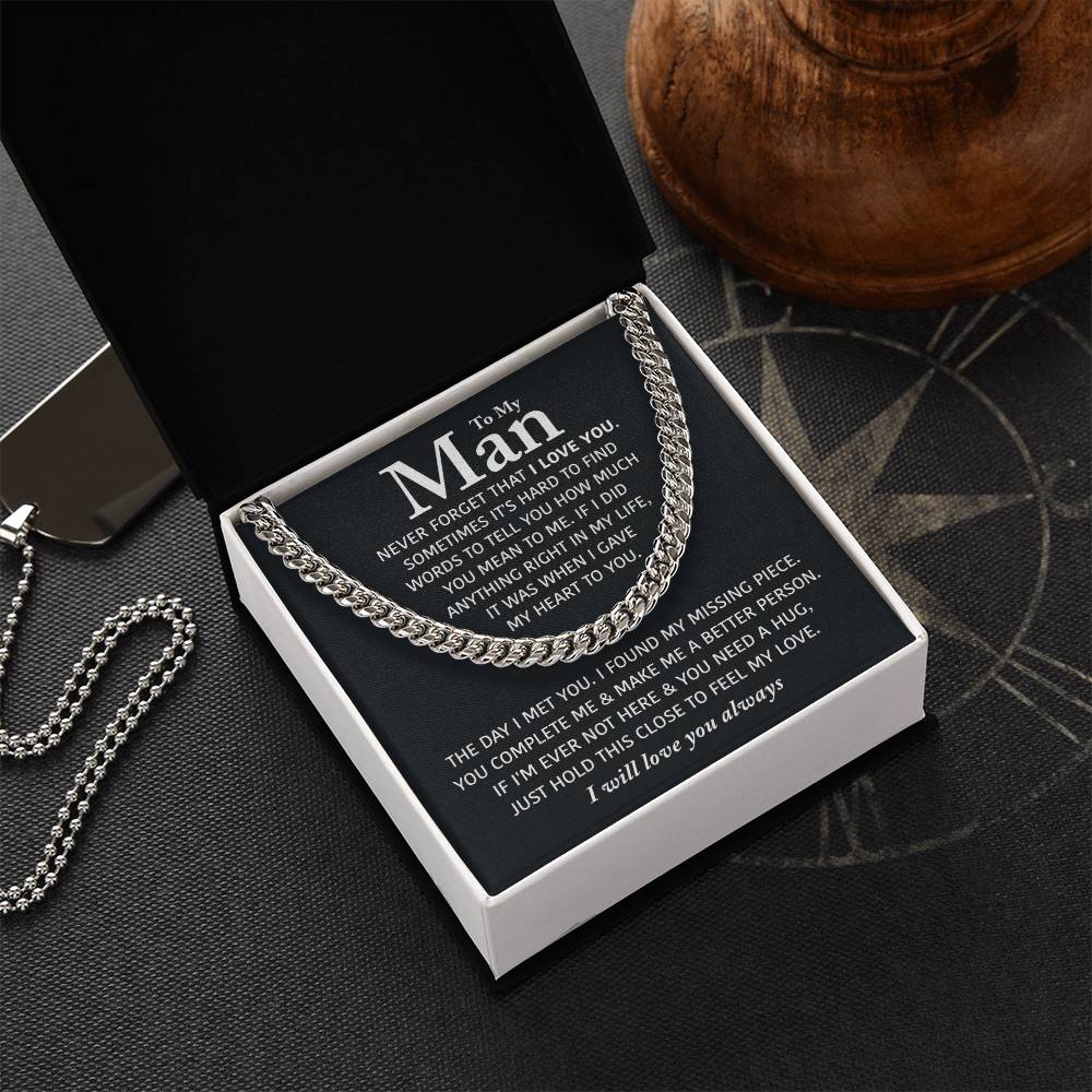 Perfect Gift For Man Cuban Link Chain