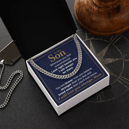 Perfect Gift For Son Cuban Link Chain
