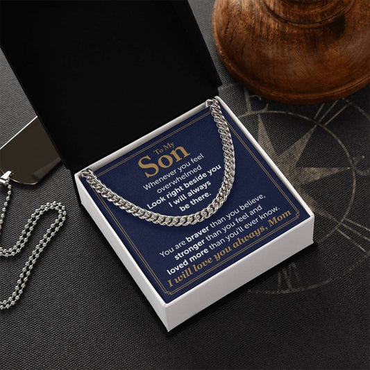 Perfect Gift For Son Cuban Link Chain