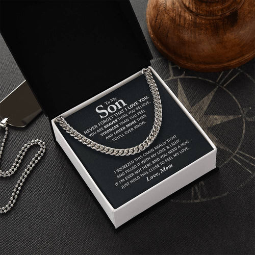 Perfect Gift For Son Cuban Link Chain