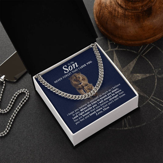 Perfect Gift For Son Cuban Link Chain