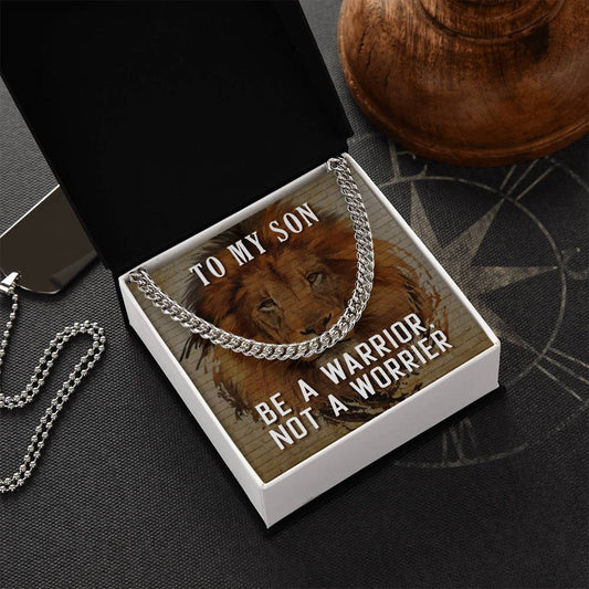 To My Son ??  Cuban Link Chain Necklace