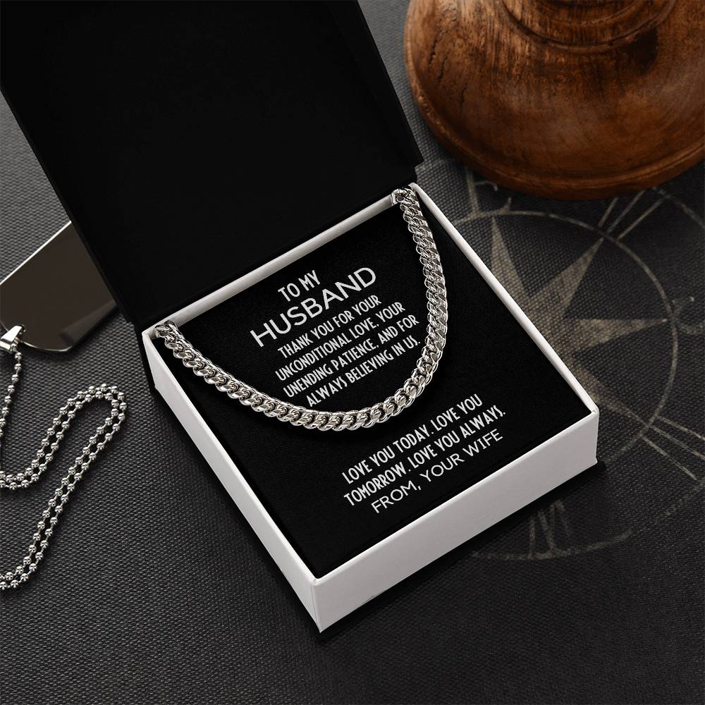 Thank You For Your Love Cuban Chain Cuban Link Chain