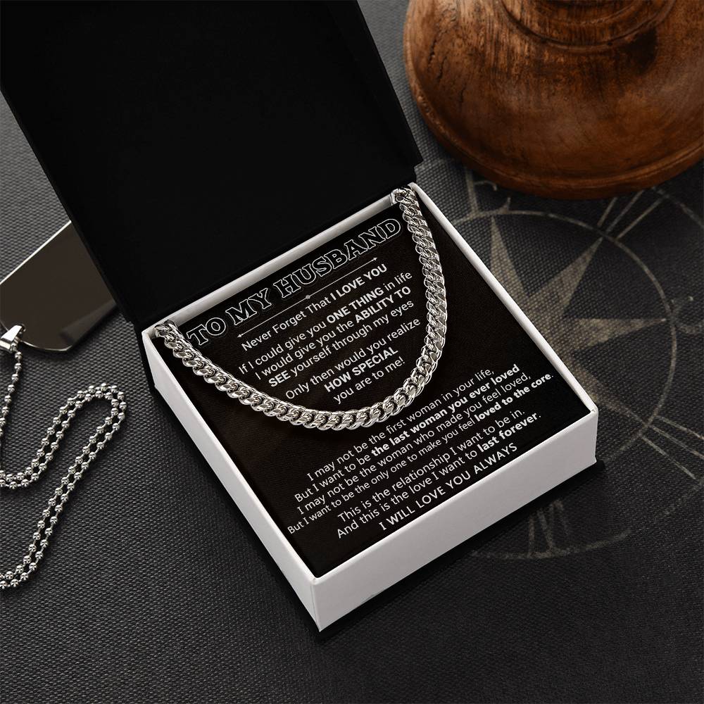 Gift For Husband - In Your Life - Cuban Link Cuban Link Chain