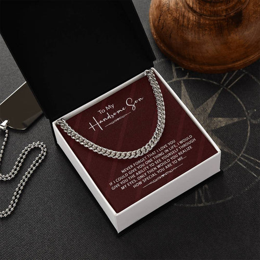 Stylish Gift For Son - Cuban Link Chain Necklace
