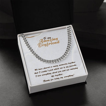 My Amazing Boyfriend ?? Cuban Link Chain