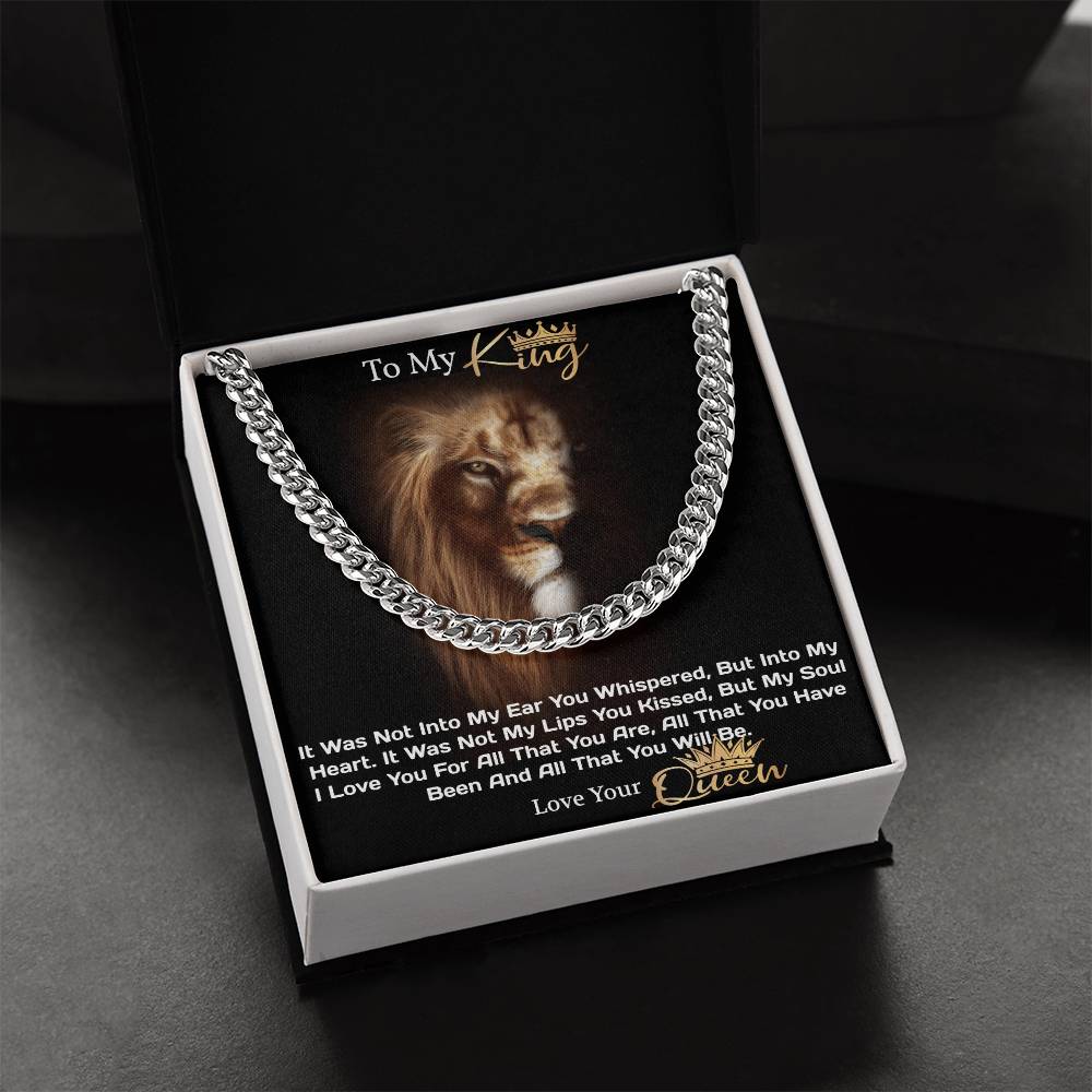 Love Of A King Cuban Link Chain