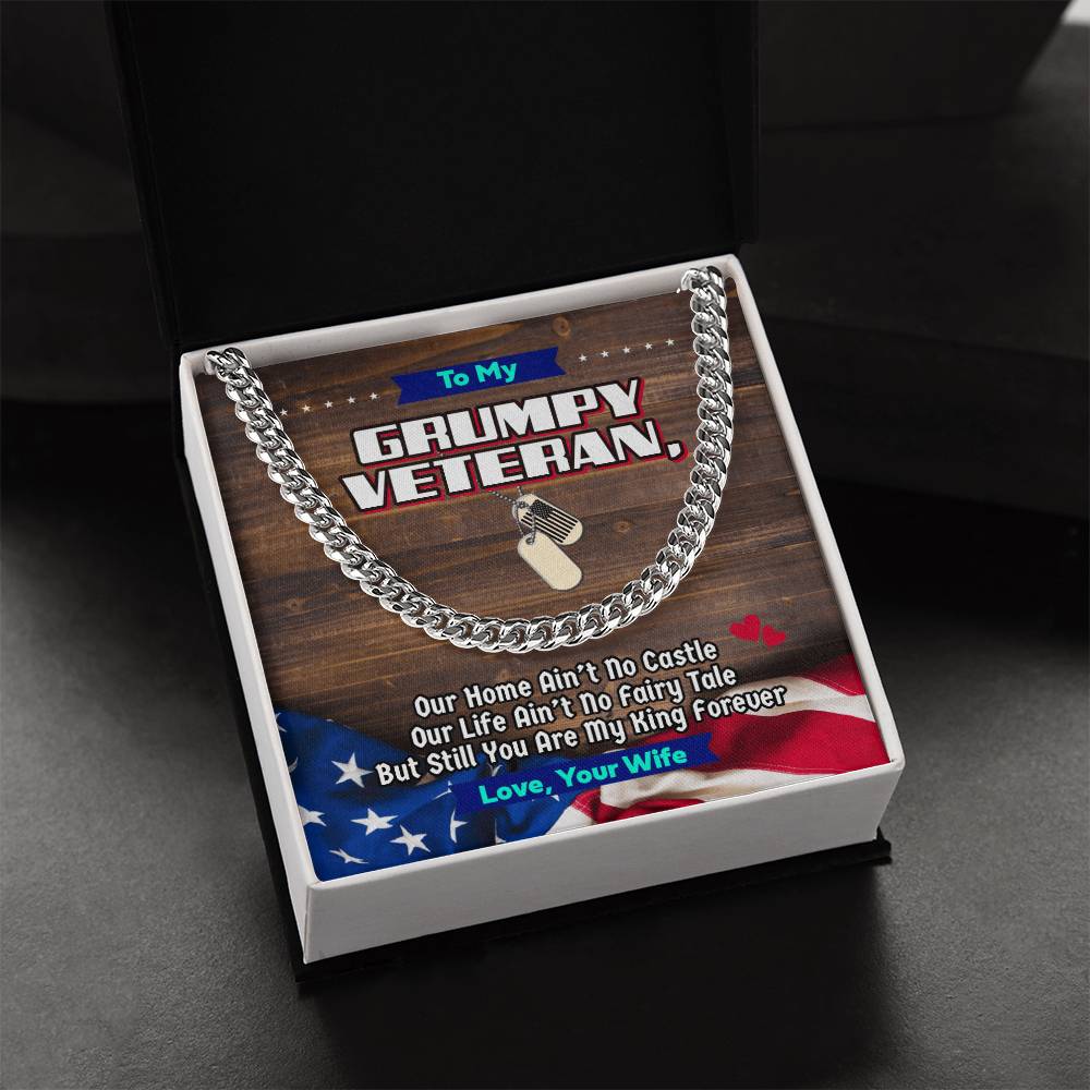 To My Veteran - Cuban Link Chain