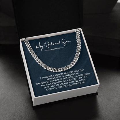 Cuban Chain Necklace For Son Cuban Link Chain