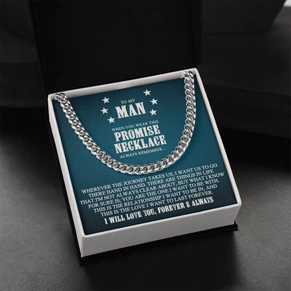 My Man - This Is The Love I Want Cuban Link Chain