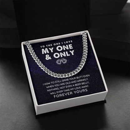 Funny Gift For Him Necklace - Limited Edition - Get Yours Today Cuban Link Chain
