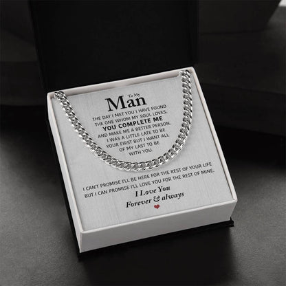 Perfect Gift For Man Cuban Link Chain