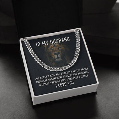 To My Husband ?? ??  Cuban Link Chain Necklace