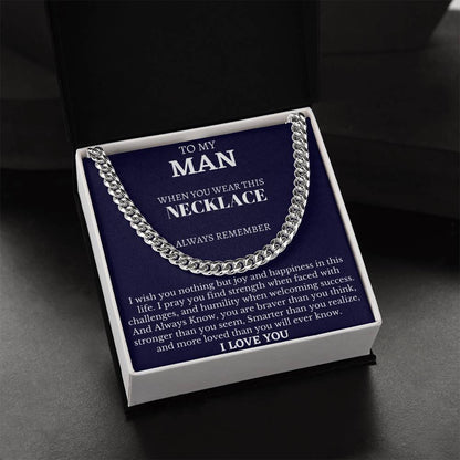 Gift For Boyfriend Cuban Link Chain