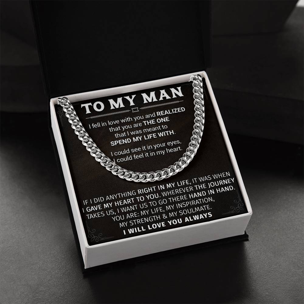 Gift For Your Man - Hand In Hand - Cuban Link Cuban Link Chain