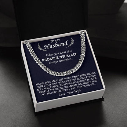Gift For Husband - Praise My Gains - Cuban Cuban Link Chain