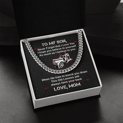 To My Son - Cuban Link Chain