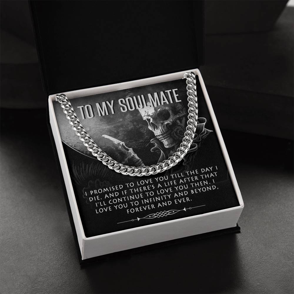 I Love You Till The Day I Die - Necklace Cuban Link Chain
