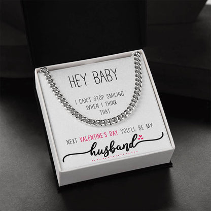 To My Future Husband Promise Necklace Husband To Be Valentines Gifts Wedding Gift For Husband Husband To Be Gifts On W Cuban Link Chain