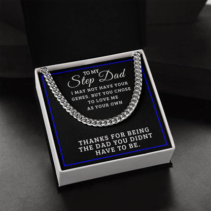 Perfect Gift For Step Dad Cuban Link Chain